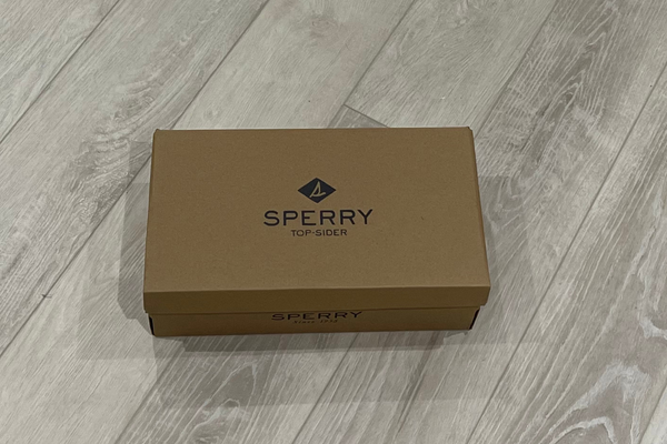 Sperry shoe box