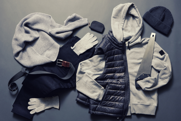 College student layered winter outfit